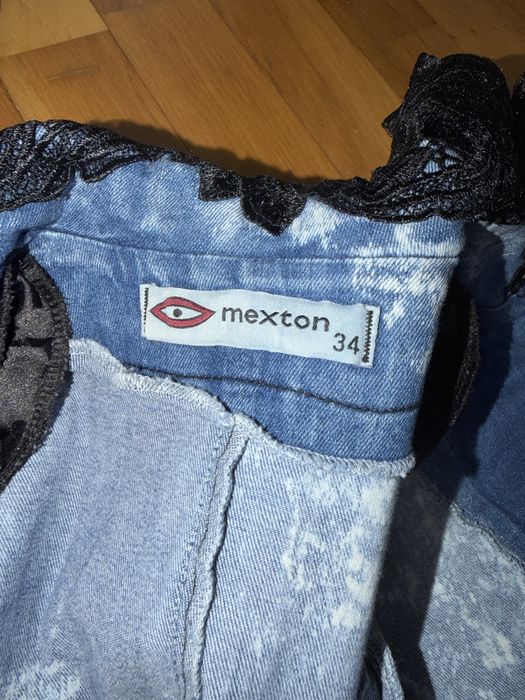 Rochie tip palton mexton nr 34 denim