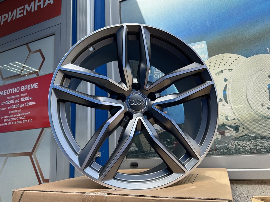 18" Джанти 5х112 AUDI RS6 A3 A4 A5 A6 A7 A8 Q5 Graphite Matt