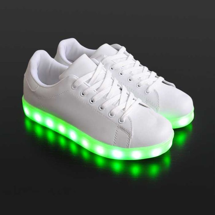 Adidasi cu Luminite / Leduri albi pentru copii, Unisex