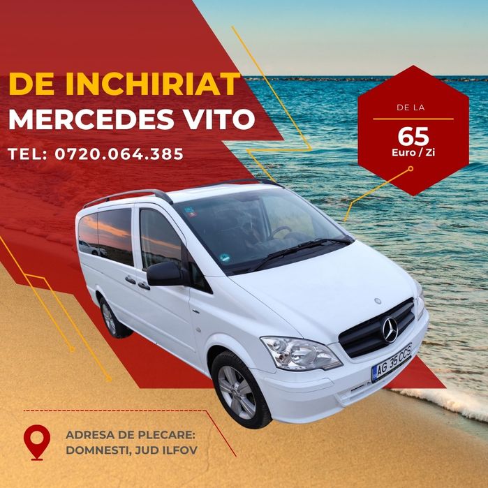 Inchiriez duba 8+1 Mercedes