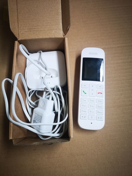 Telefon fix portabil SpeedPhone 12 Alb/Negru