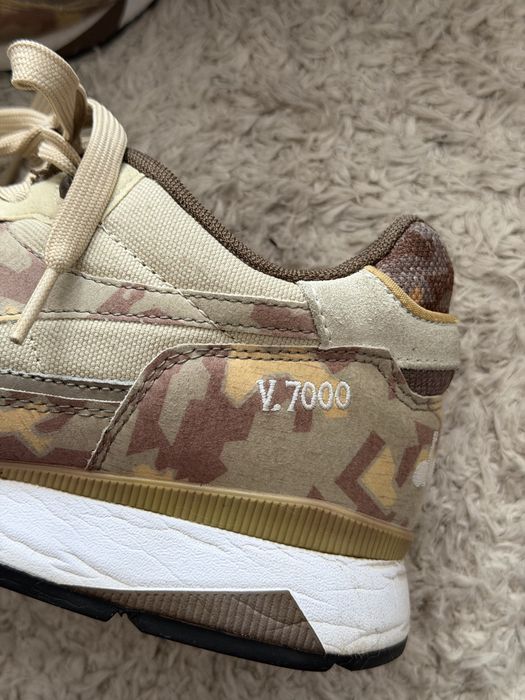 Sneakers Diadora v7000 army cammo bej maro de toamna Mojave Desert