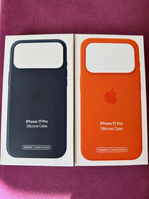 Huse silicon originale iPhone17,17Pro,17Pro Max-MagSafe&Camera Control