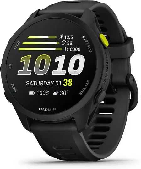 Smartwatch Garmin Forerunner 70,43 mm,AMOLED,GPS,Android/iOS,curea silicon,Black,sigilat