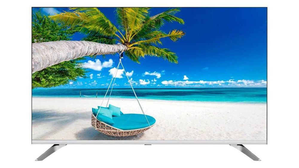 Телевизор Artel 43 диагональ, стальной цвет