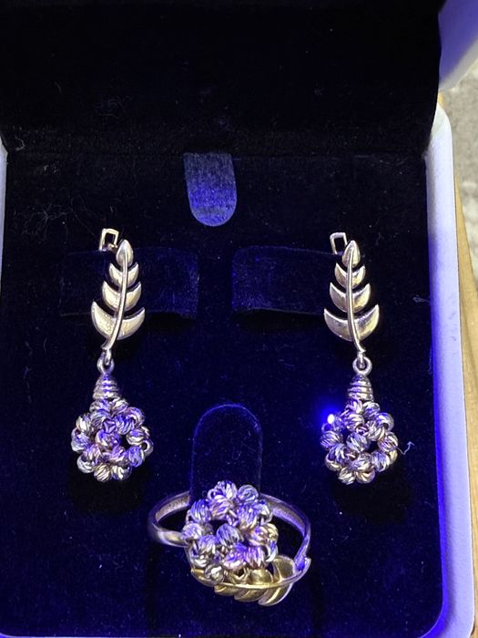 Тилла узук зирак комлект 585