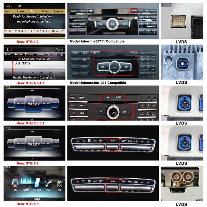Mercedes NTG 4.5/4.7 Modul Wireless CarPlay și Android Auto, Youtube Video Plug And Play