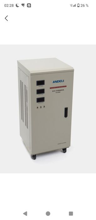 Ремонт стабилизаторов напряжения Andeli 220/380
