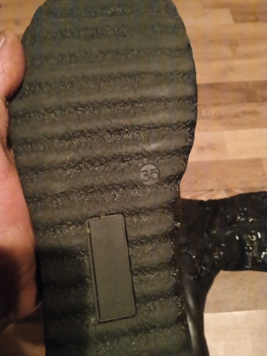 Сапоги зимние кожаные