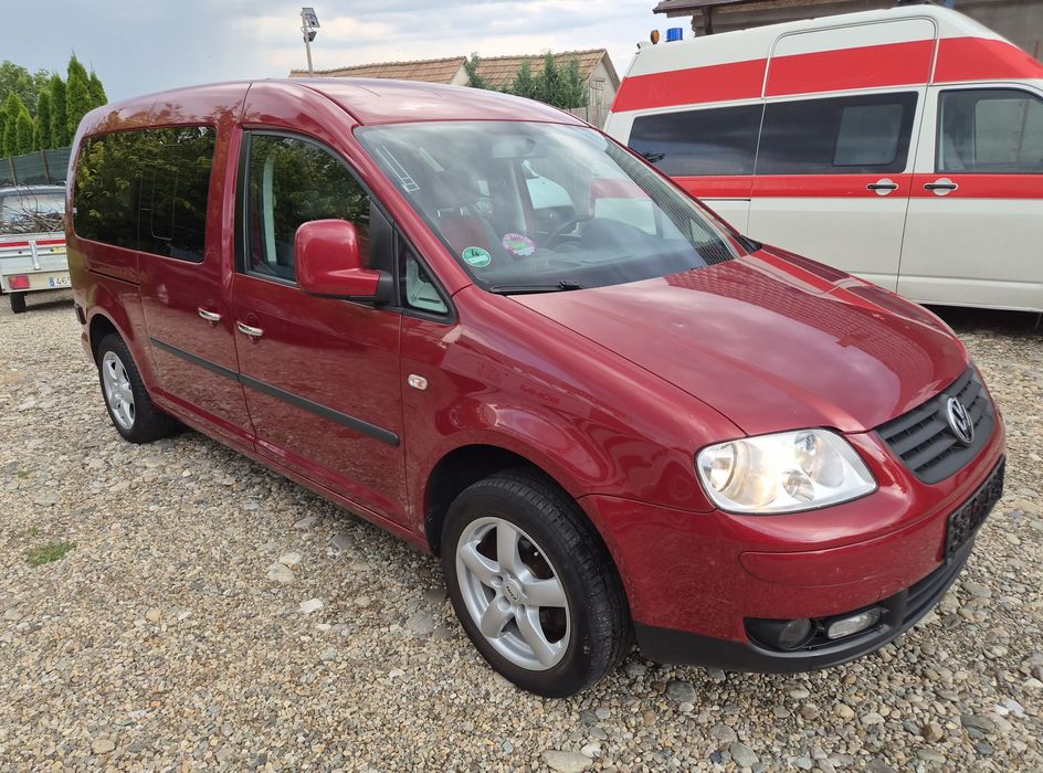 VW Caddy 2009 1.6 benzina +GPL maxi 7locuri