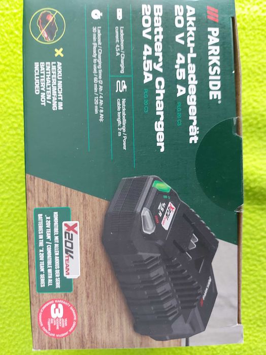 Parkside Incarcator de 4.5 A - 20 V PLG 20 C3