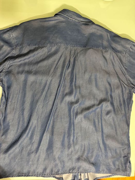 Нова риза, цвят деним, голям размер