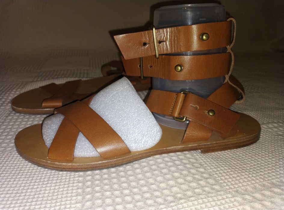 Сандали женские кожаные