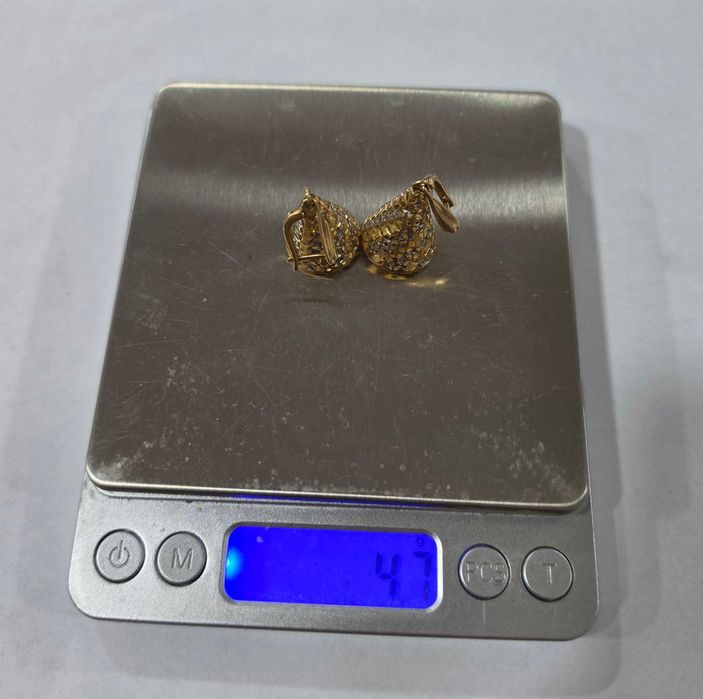 Златни обеци 4.7 грама 14 карата 585