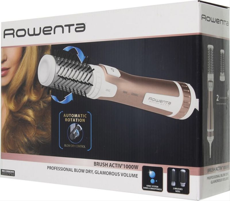 фен расческа для волос Rowenta Brush Activ Compact CF9520F0