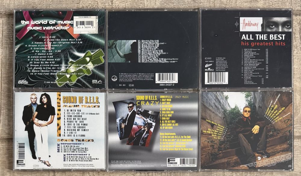 Pachet cd Eurodance 32 - Haddaway/Cool Cut/Snow/Bad Boys Blue/CC Catch