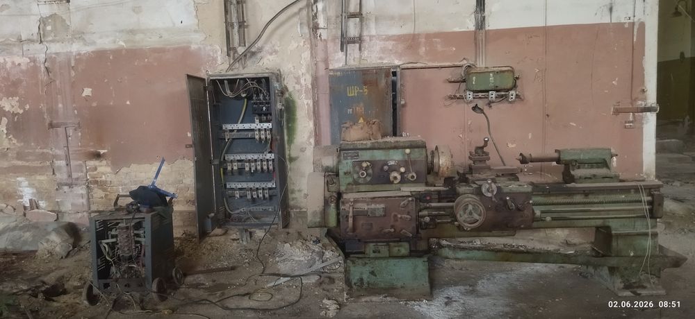 Токарный советский станок