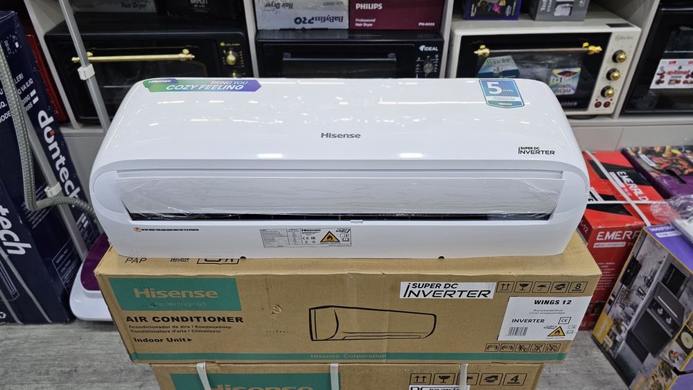 Hisense 12 Inverter Бесплатная Доставка Оригинал Гарантия