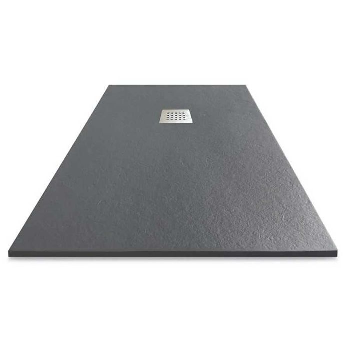 Cadita dus compozit 80x100 cm, gri antracite