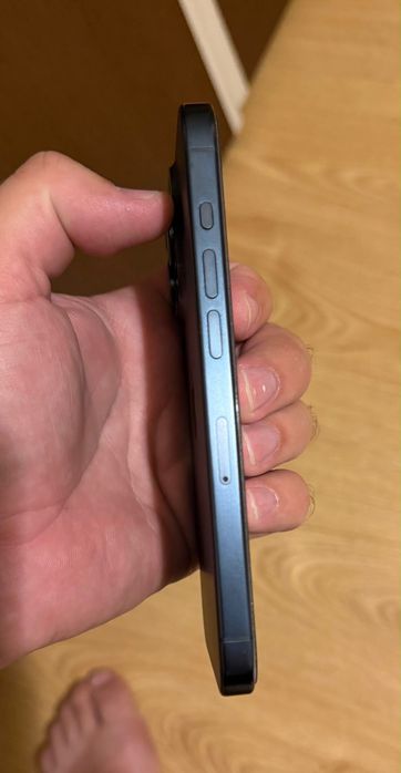Telefon mobil Apple iPhone 15 Pro, 256 GB, Blue Titanium, Neverlocked