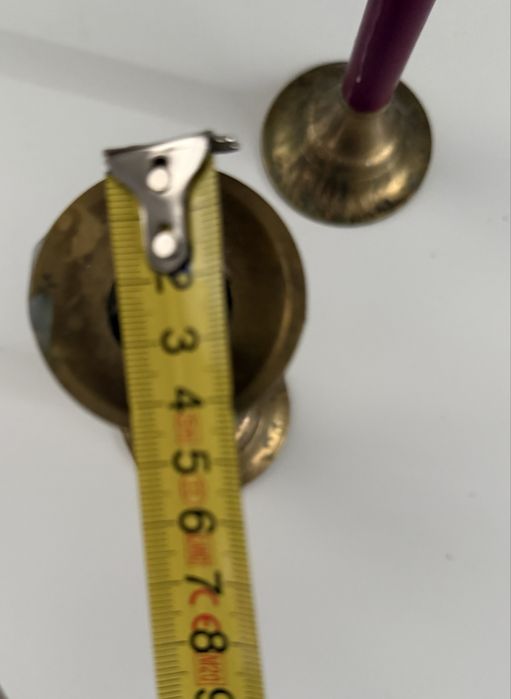 Set Sfeșnice din Metal / Bordo – 22 cm