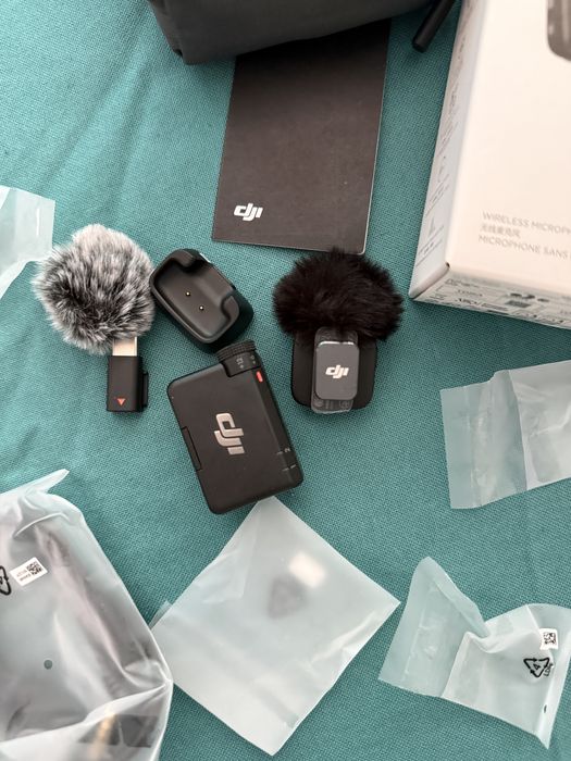 Dji Mic Mini безжичен микрофон Wireless 400 m обхват работи с телефони