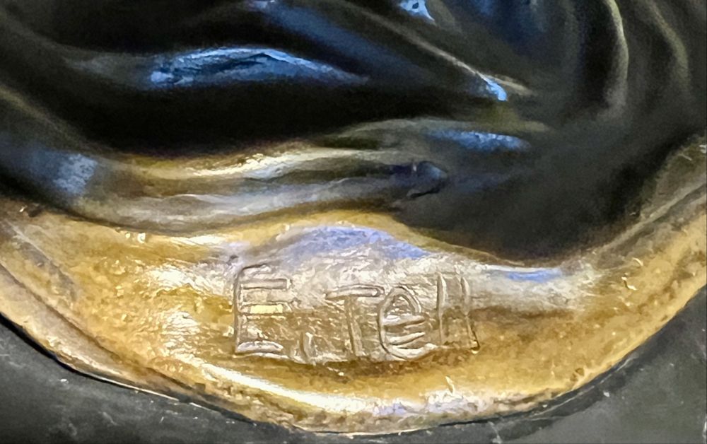 Statuetă decorativa din Bronz - stil ArtNouveau