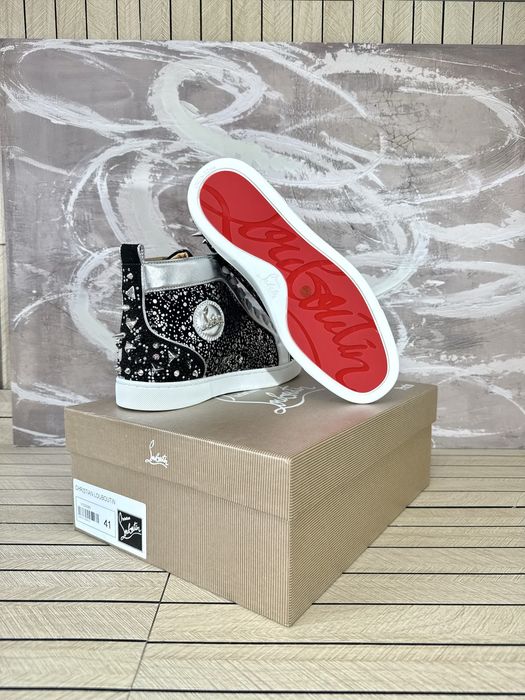 Christian Louboutin High Black Spikes