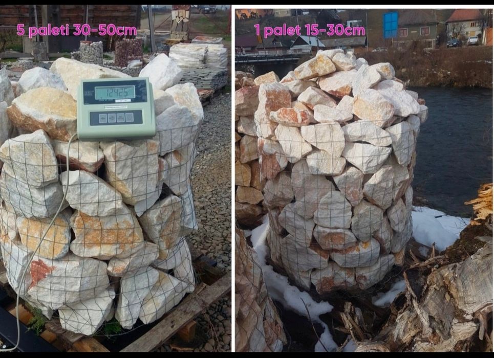 Piatra decorativa ornamentala gradina rotunjita și colturoasa