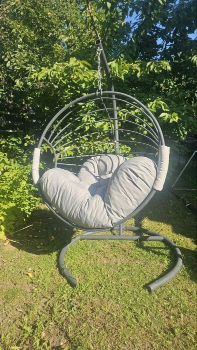 Balansoar gradina .metal gri