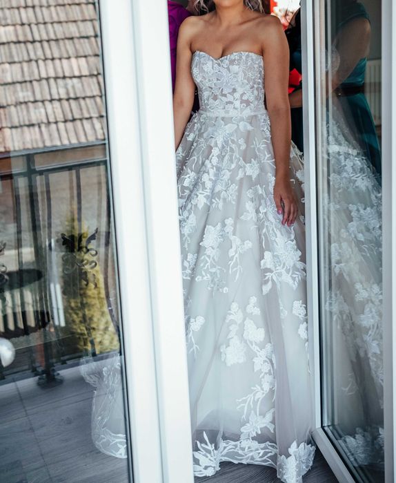 Rochie de mireasă creație Elena Morar