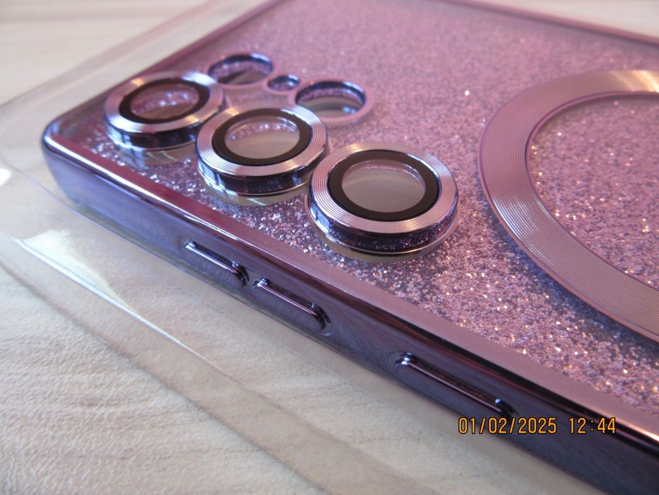 Samsung Galaxy S25 Ultra S25+ S25/ Glitter MagSafe Лукс силиконов кейс
