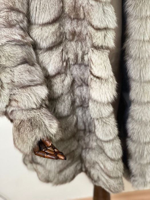 Палто естествен косъм