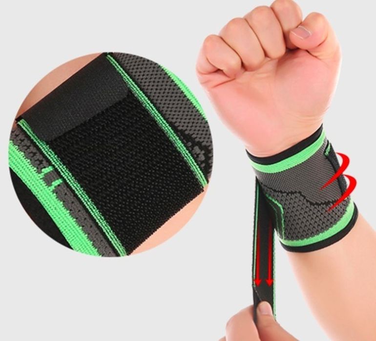Стягаща лента за китка за спорт или след травма