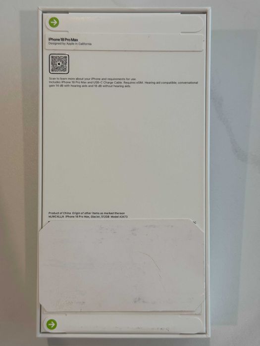 iPhone 18 Pro Max 512GB Glacier от USA – НАЛИЧЕН В БЪЛГАРИЯ | НЕРАЗПЕЧАТАН