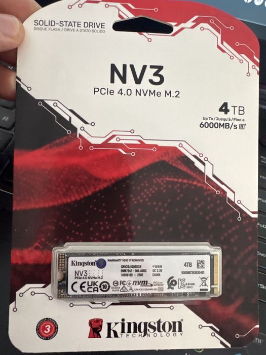 SSD Kingston 4TB sigilat nv3