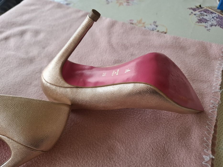 Pantofi piele stiletto
