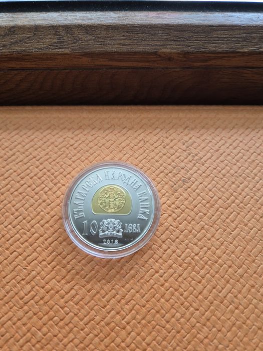 Сребърна монета 10 лв. 2018 г. " Цар Иван Асен втори"