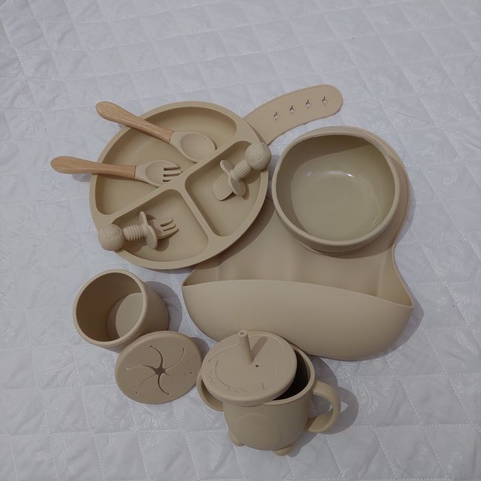 Детская силиконовая посуда