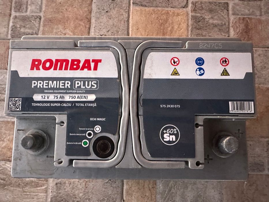 Baterie Rombat Premier Plus 75 Ah