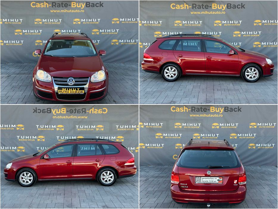 VW Golf V 1.9 Diesel (105 CP) 2008 Euro 4 | Rate fixe | Garantie