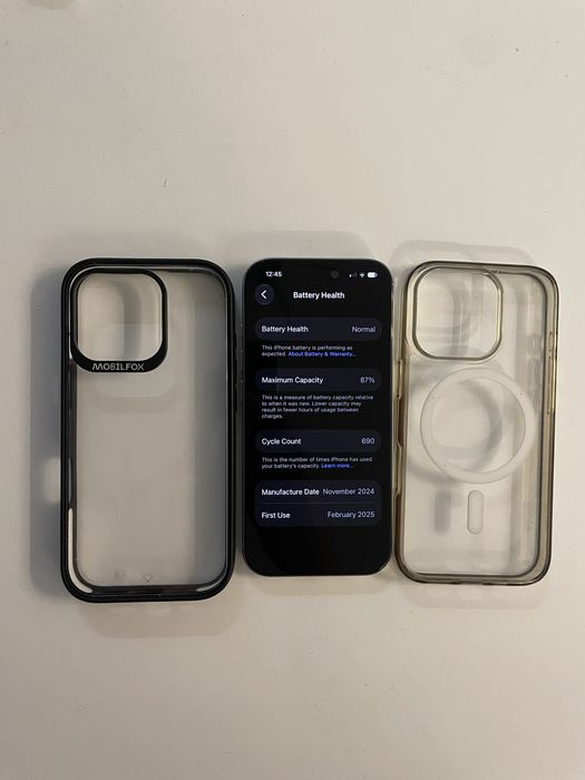 Iphone 16 Pro + 2 huse!