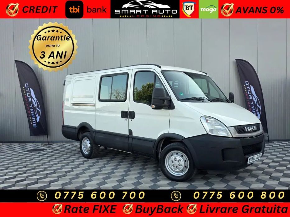 Iveco Daily 2.3D EURO5*//7Locuri //Cabina Dubla//Clima//Rate FIXE//Avans ZERO