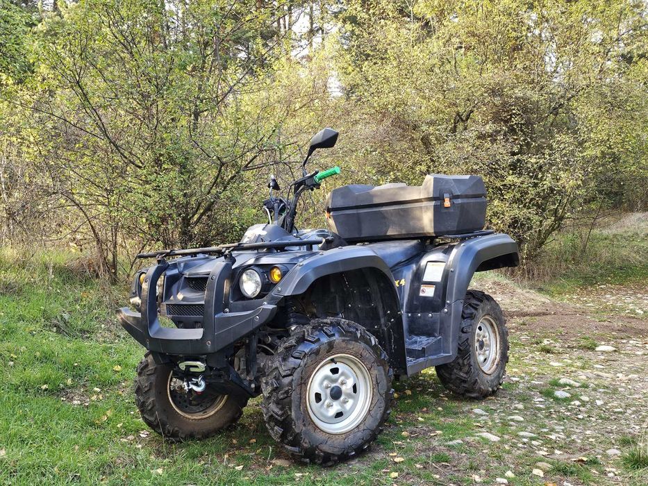 Hisun HS500E 4x4 EFI 2020г • 475 км • Блокаж • Лебедка • Куфар