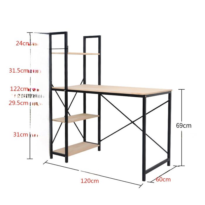 Офисный стол с перегородкой Складной книжный шкаф