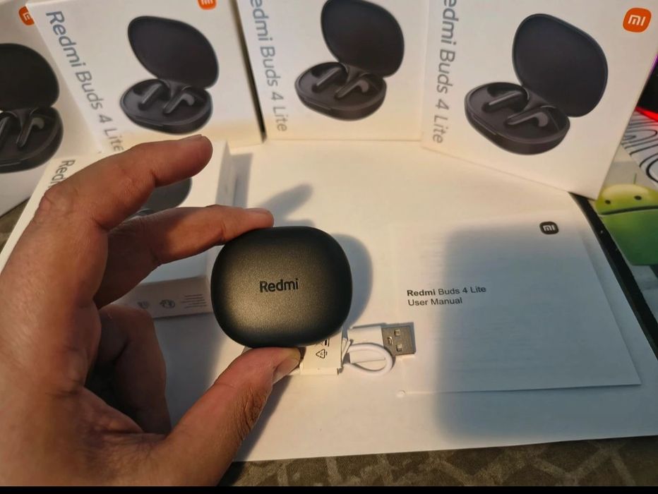 Căști Bluetooth True Wireless Xiaomi Redmi Buds 4 Lite negre