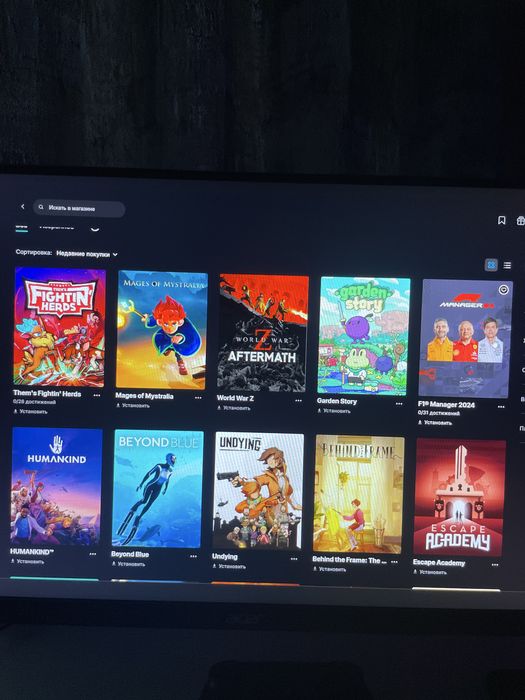 EPIC GAMES аккаунт с играми