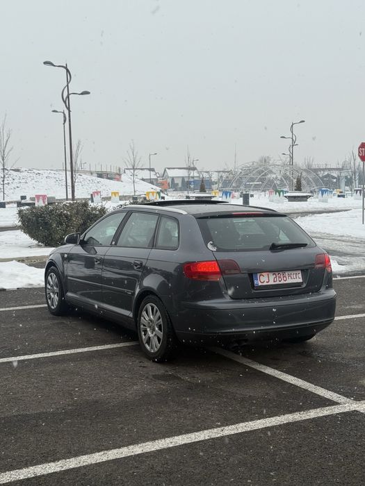 AUDI A3 2.0 TDI 140 CP / Trapa/ Xenon/  Piele roșie