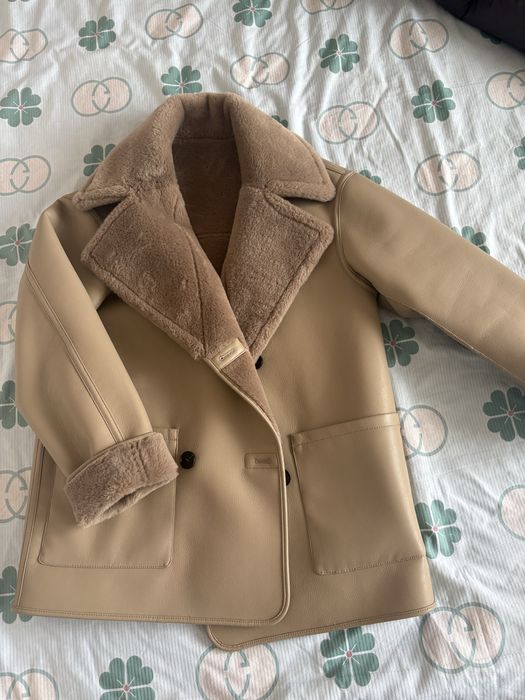 Дубленка Zara двухсторонняя