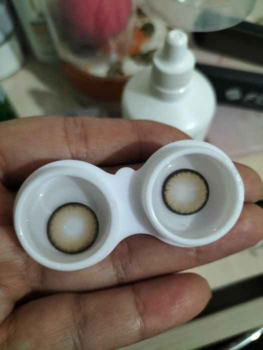 Линзы цветные.сахарная карамель